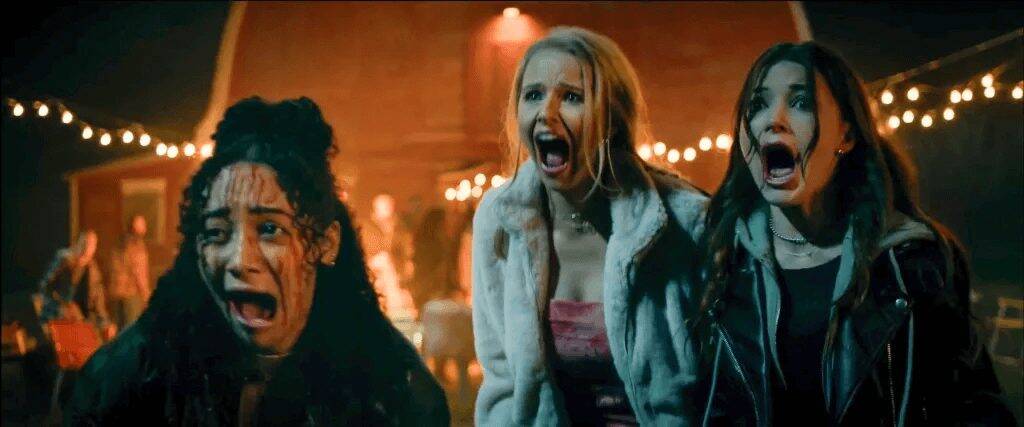 clown in a cornfield trailer reaction